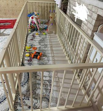 Манеж-ограждения детская деревянная