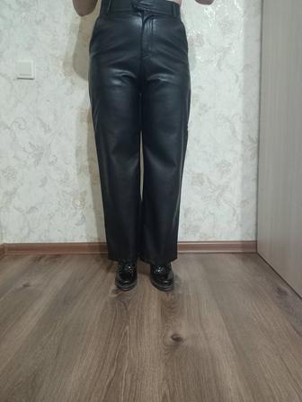 Брюки палаццо экокожа