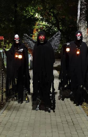 Аниматоры шоу программы на Halloween