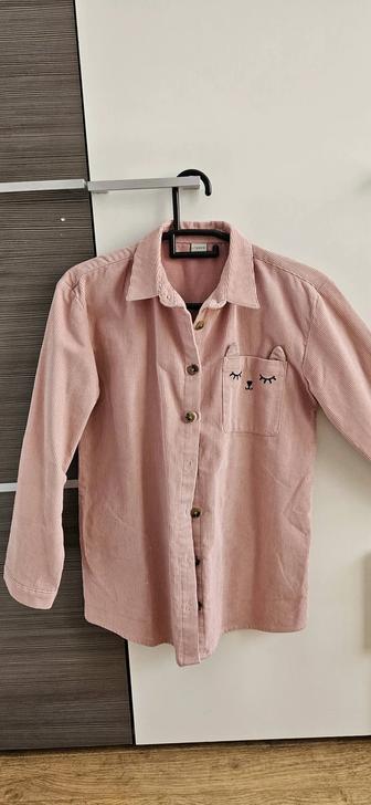 Вельветовая рубашка для девочки