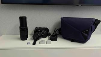Canon 600d с объективами 18-55mm и 70-300mm