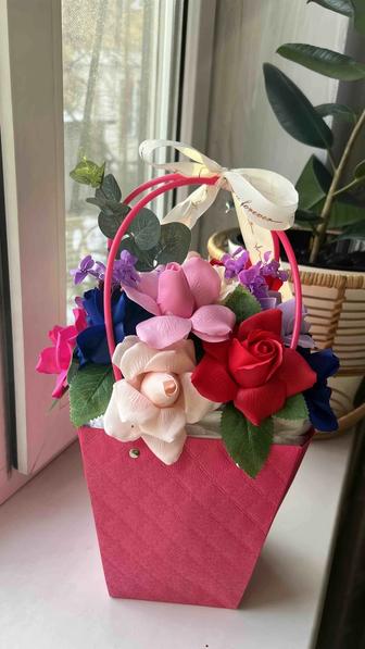 Мыльные цветы