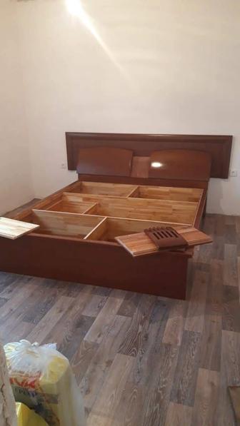 Срочно продам шкаф и двуспальную кровать