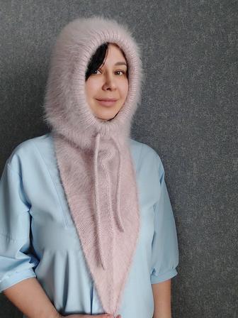 Капор зимний ангора