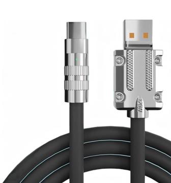 Кабель USB TypeC (M), USB Type-A (M) черный