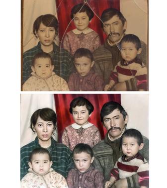 Реставрация фотографий, восстановление старых фото