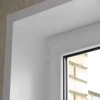 Установка пластиковых откосов.натяжных потолков .и многое другое.