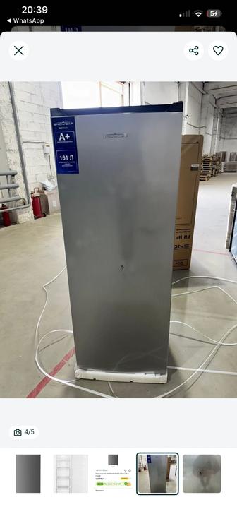 Продается новый морозильник с дефектом на двери .