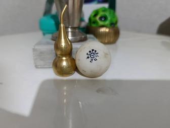 Редкий латунный флакончик Китай винтаж ретро антураж