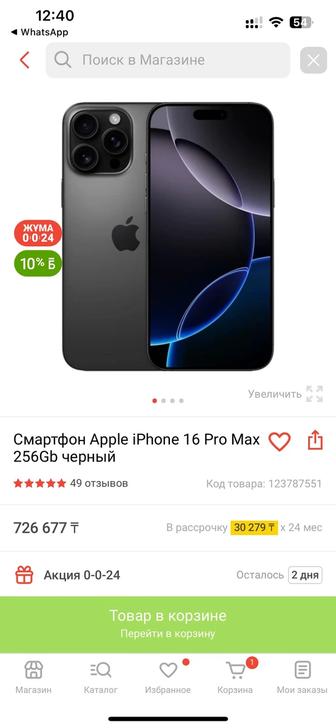 iPhone 16 pro max