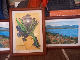 Картины с рамкой 5 шт