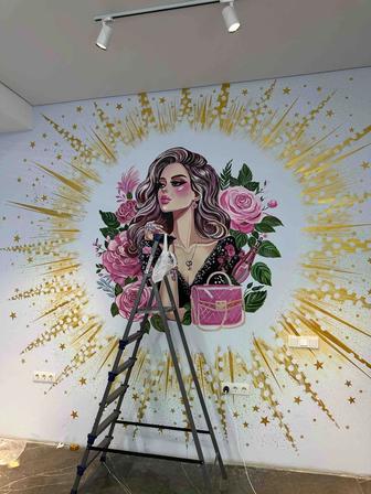 Роспись стен/Инфографика/ Оформиление стен