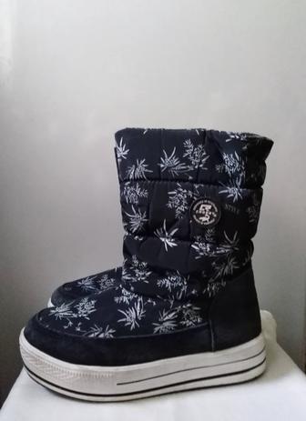 ОТДАМ ДАРОМ сапоги. ДУТИКИ, теплые, с мехом, Англия, р.37/38 (24,5) бу