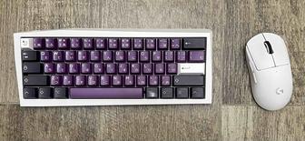 Алюминиевый кейс для клавиатуры Blade60 и кейкапы от KBDFans