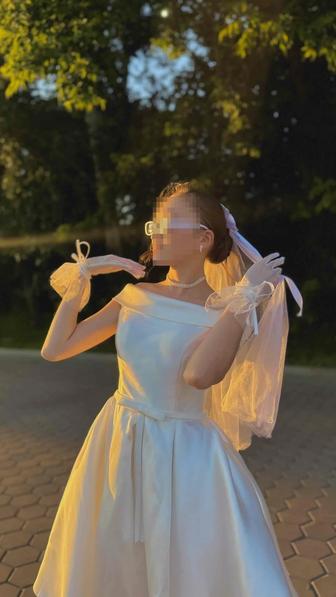 мини свадебное платье