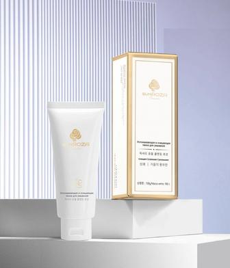 sunROZA Успокаивающая и очищающая пенка для умывания