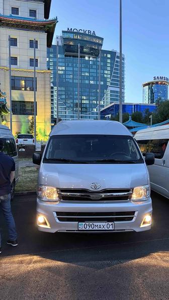 Пассажирские перевозки, аренда микроавтобуса, трансфер, Toyota Hiace 24/7