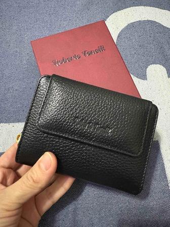 продам натуральный кожа кошелек Тони беллучи