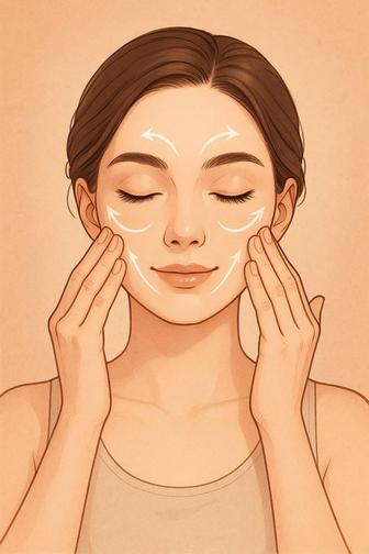 Обучение массажу лица.