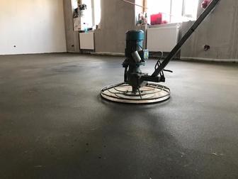 Стяжка полусухой точный уровень и точная пропорция бетона