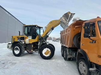 Услуги Камаз 15 тонник и Погрузчик 2-3 куб. Вывоз снега и мусора