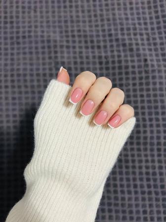 Маникюр гель,наращивание