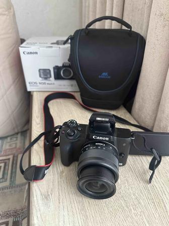 Профессиональный фотоаппарат Canon M50 15-45mm stm Mark ii. Полный комплект