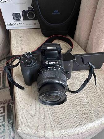 Профессиональный фотоаппарат Canon M50 15-45mm stm Mark ii. Полный комплект