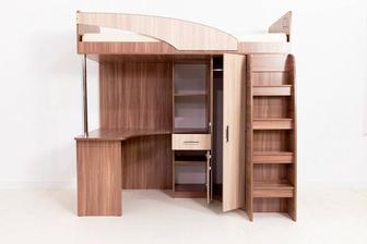 Продам двухъярусную комбинированную кровать