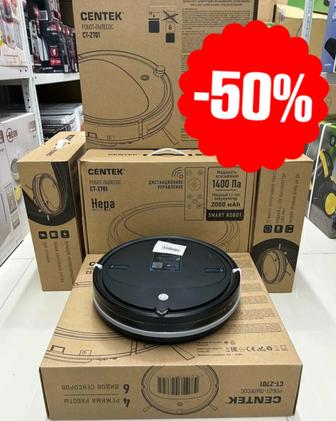 Новый робот-пылесос с гарантией по низкой цене Centek CT-2701