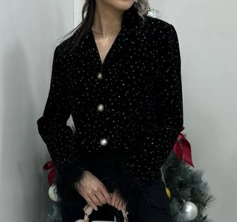 Вечерний бархатный пиджак