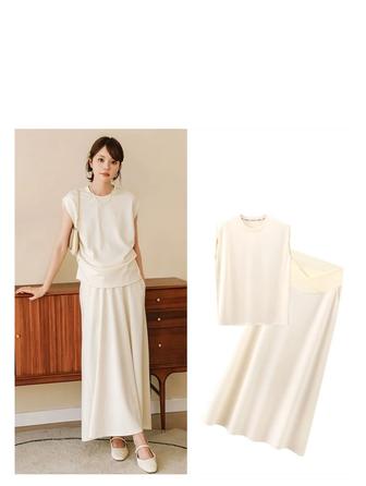 Трикотажная двойка для беременных