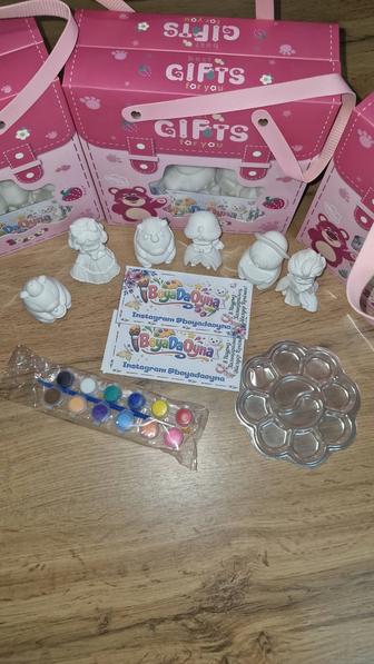 Бояуға арналған boyadaoyna гипс мүсіндері.