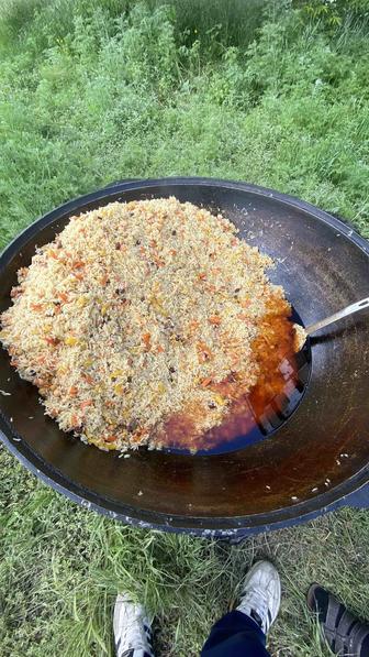 Самаркандский плов и разные виды шашлыка