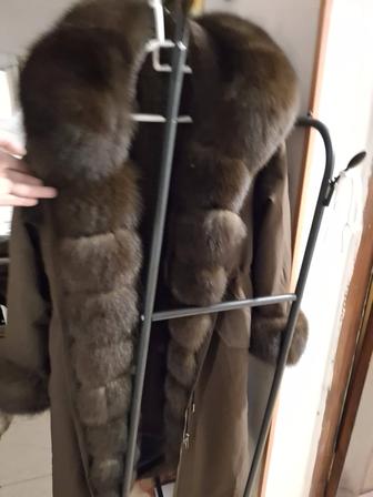 Парка, натуральный мех 25 тыс