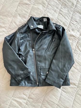 Детская кожаная куртка ZARA