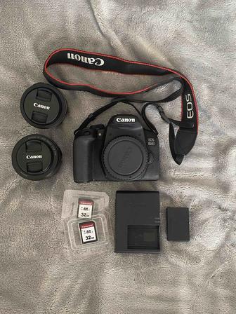 Продам фотоаппарат Canon 850d 2 объектива