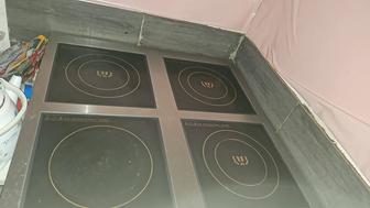 Индукциогные печка 4 орын бар пачтый ноый 4 ай гага колданганмын