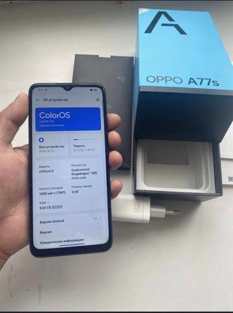 Oppo A77s 16/128Gb с коробкой и документами