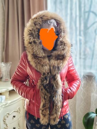 Продам новую кожаную зимнюю куртку Турция