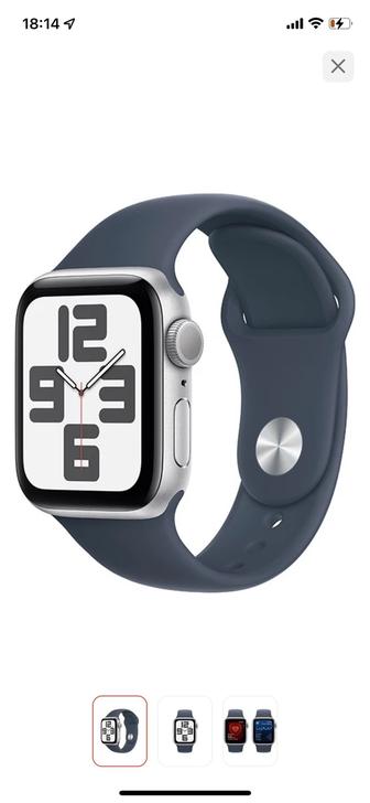 Смарт-часы Apple Watch  2 Gen (2023) GPS M/L 40 мм серебристый-синий