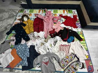 Пакет вещей для девочек жилетки , кофточки , футболки