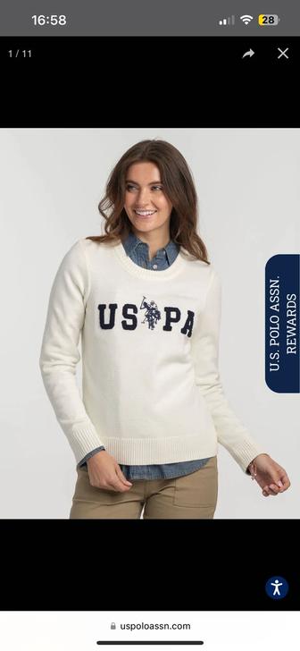 Кофта свитер от US POLO