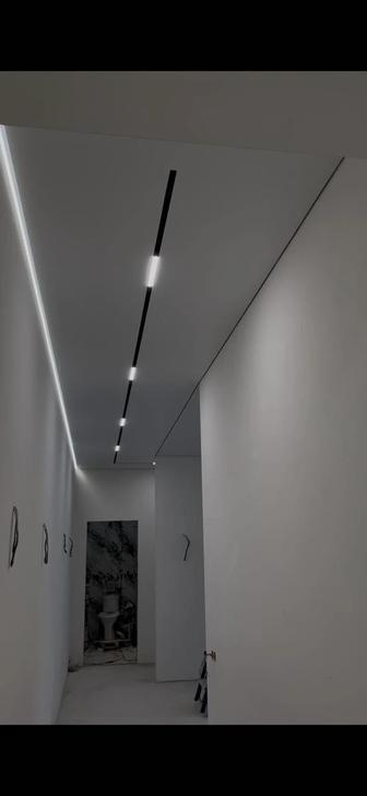 Установка натяжных потолков