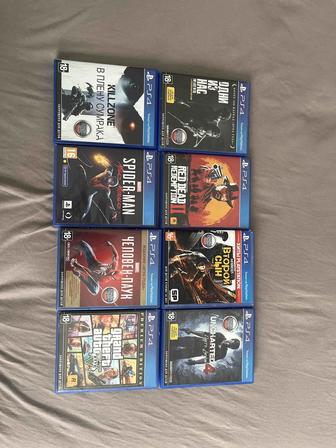 игры на Playstation 4 (обмен есть)