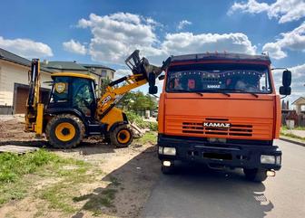 Самосвал, погрузчик 3в1 JCB