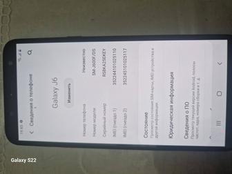 Продам смартфон (телефон) SAMSUNG GALAXY J6