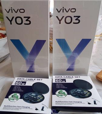 Vivo Yo3 2шт новый, подарок есть