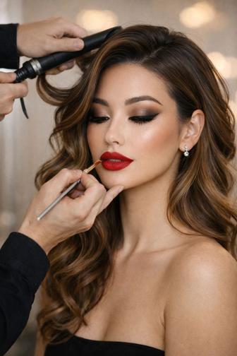 Макияж и укладка