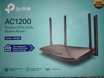 Продам модем tp-link AC 1200, Archer VR300